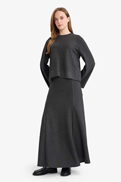 DeFacto A-Line Thessaloniki Fabric Maxi Skirt G1889Ax25Wn