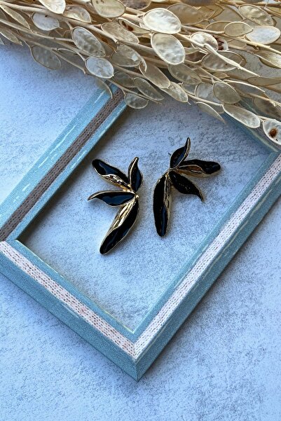 Meva Takı ve Aksesuar Elegant Curved Earrings I Mev'Art Collection