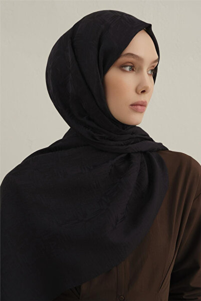 Armine Lyocell Naia Square Monogram Shawl 6 03