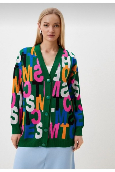 NorthAK Knitwear Oversized Cardigan Ethnic Patterned