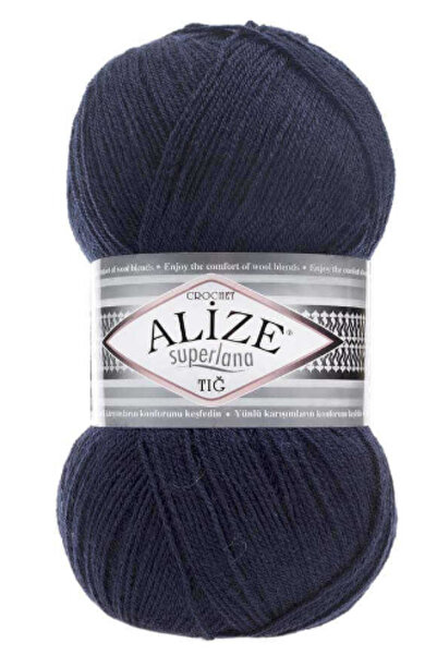 Alize Süperlena Crochet Hook Dark Blue 1 Piece Size: 58