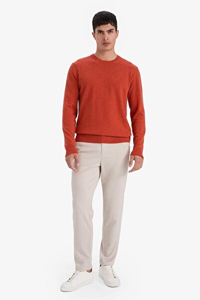 DeFacto Wool-Cashmere Standard Fit Crew Neck Sweater F3128Ax25Wn