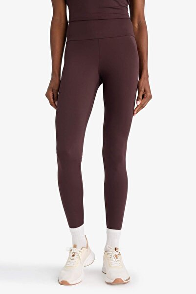 DeFacto Defactofit Shaping / Sculpting High Waist Flexible Fabric Basic Sports Leggings B4147Ax25Au