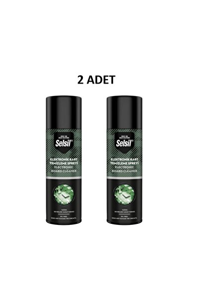 Selsil Elektronik Devre Kart Temizleme Spreyi 200ml 2 Adet