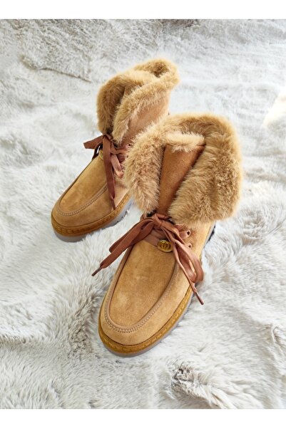 Of&Off Women's GENUINE LEATHER BOOTS