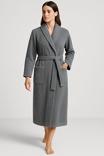 COTENCONCEPT Oversize Shawl Collar Women's Bathrobe