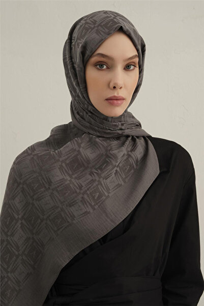 Armine Lyocell Naia Square Monogram Shawl 6