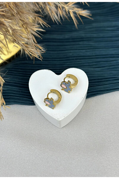 takinintonlari Fil Detaylı Çocuk Küpesi