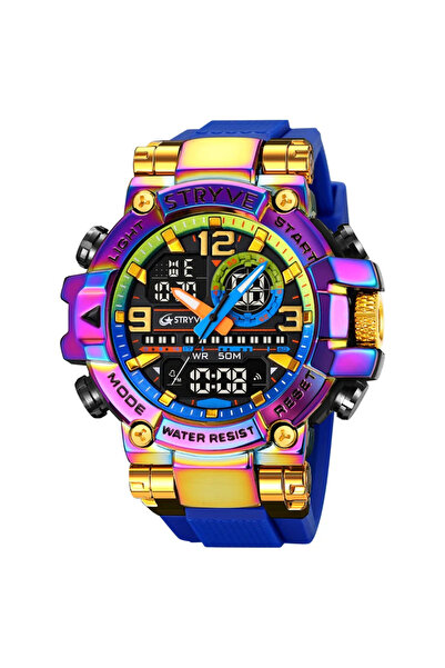 STRYVE Men's wristwatch Digital Analog Dual Time 5 ATM Fashion Sport