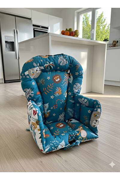 Wenaris Double-Sided High Chair Cushion (Belt-Attaching Locations Available)