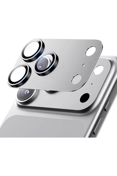 Kılıfsiparis واقي عدسة الكاميرا من الياقوت الأزرق مع إطار متوافق مع آيفون 17 ...