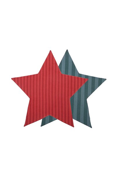 Nef Nef Homeware Nef-Nef Christmas Star table protector 50x50 cm green-red