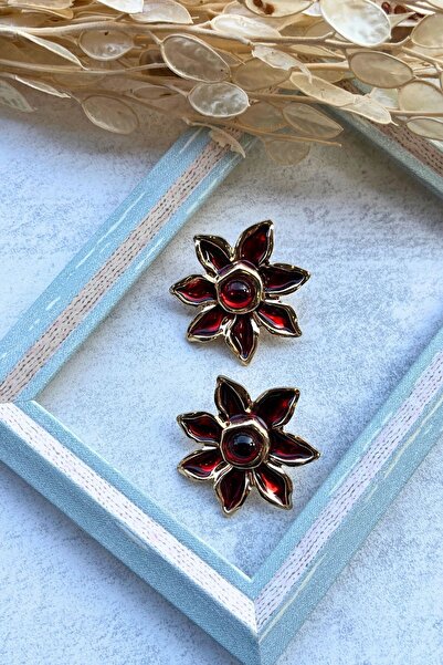 Meva Takı ve Aksesuar Flower Earrings I Mev'Art Collection