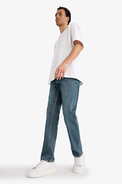 DeFacto Sergio Regular Fit Normal Waist Pipe Leg Trousers G4723Ax25Au