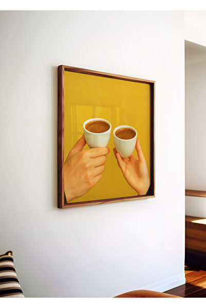 ARTHOUSECOLLECTIVE O ceașcă de conectare - Cafea - Poster pătrat - Poster făr...