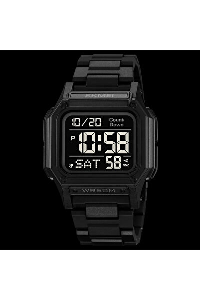 Skmei Men's Watch Digital Sport Casual Stopwatch Alarm Black