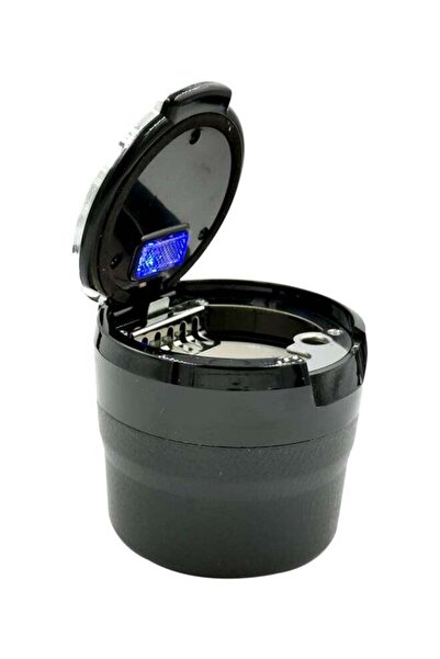 AGC Universal Car Ashtray, Auto Travel Ash Holder With Blue LED Indicator