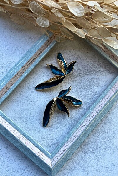 Meva Takı ve Aksesuar Elegant Curved Earrings I Mev'Art Collection