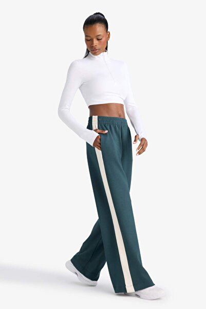 DeFacto Defactofit Wide Leg Wide Leg Standard Length Soft Touch Modal Sportsman Pants E8956Ax25Au