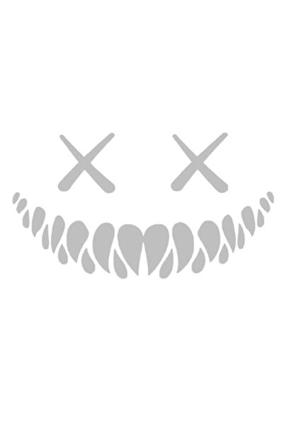 Oracal Demon Car Window / Body Sticker, Grey, 40 cm