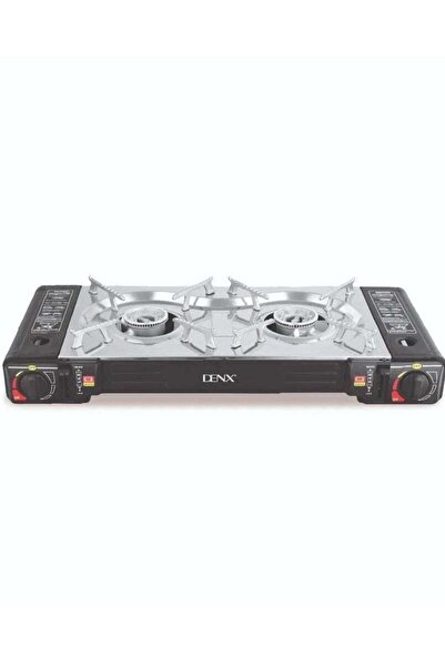 Denx 2 Burner Portable Gas Stove for Travel and Camping