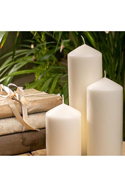 Luxodor Candles Lumânare Luxodor cu parafină 8×20 cm albă