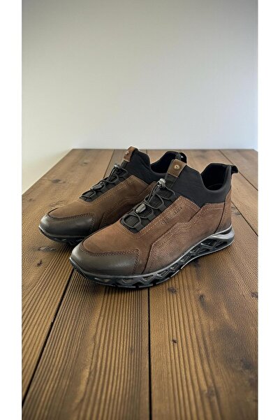 Hammer Jack 19664 Brown Genuine Leather Full Orthopedic Casual Daily Men's Shoes