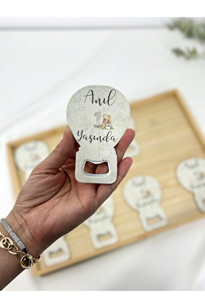 RenkliiiAtölye Winnie The Pooh Temalı Balon Açacak Magnet 10 Adet , Jelatin Hediye