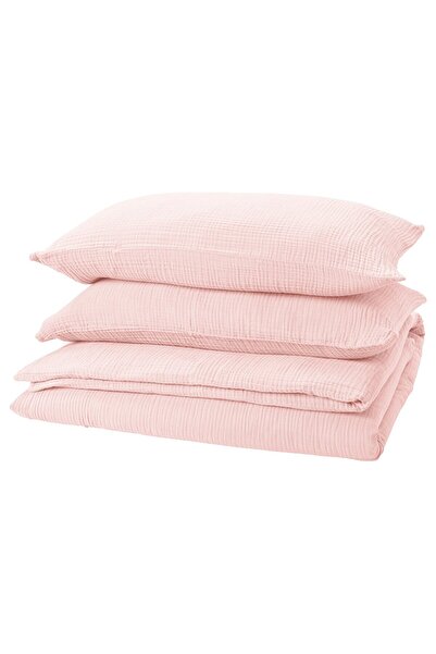 IKEA Duvet cover and 2 pillowcases, pale pink, 240 x 220 / 50 x 80 cm
