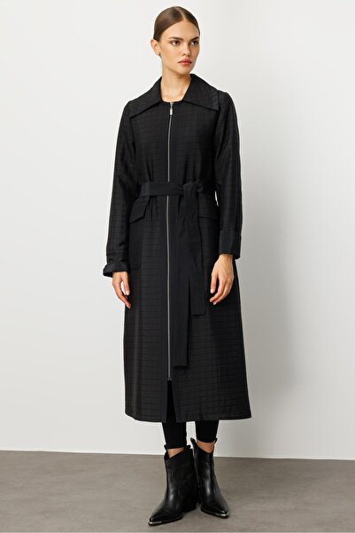 Micca Jakar Kapitone ve Düz Garni Kumaşlı İçi Komple Astarlı Mevsimlik Kullan...