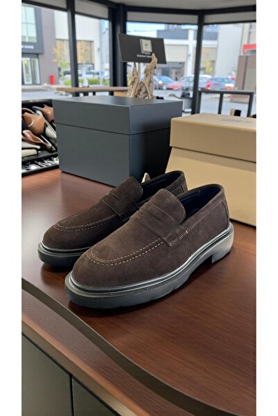 eforia 25121 Brown Genuine Leather Full Orthopedic Casual Daily Men's Shoes