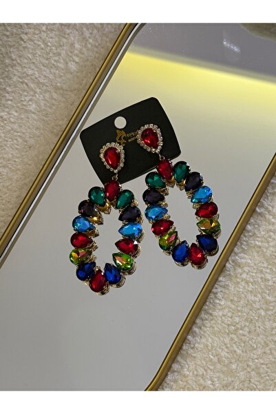 Gamze Ege Fashion Tasarım küpe kırmızı