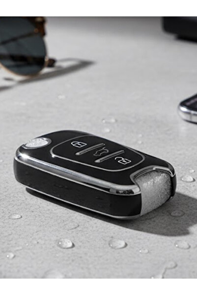 Lanitra غطاء مفتاح نانو بثلاثة أزرار لسيارات هيونداي وكيا - i10 i20 i30 ix25 ...