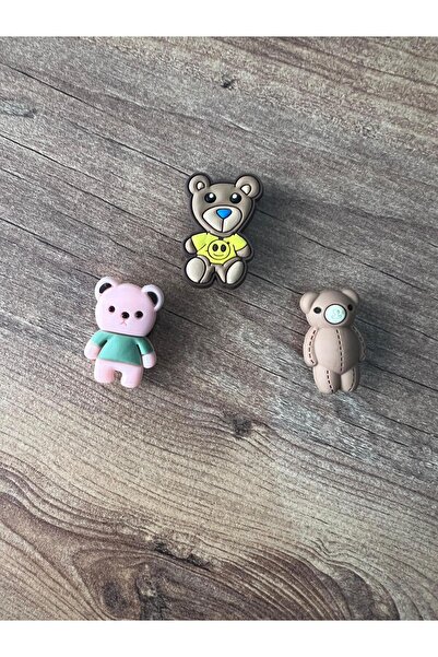 Crocs Jibbitz Terlik Süsü 3 Adet ayılar set