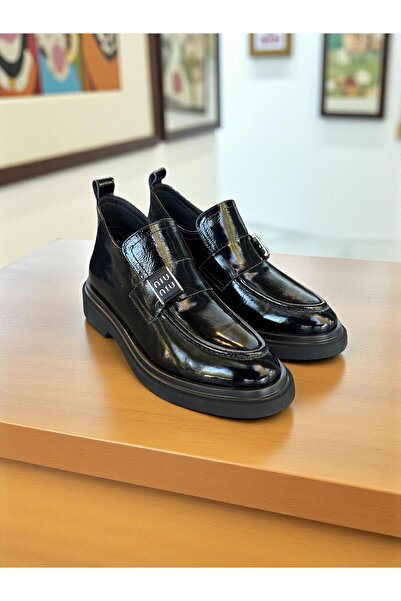 eforia Rachel R8398 Black Patent Leather Genuine Leather Full Orthopedic Wome...