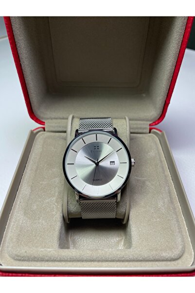 Belonni Hasır Kordonlu Takvimli Kol Saati - Bay