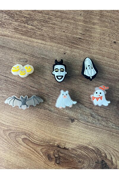 Crocs Jibbitz Terlik Süsü 6 Adet hayaletler set