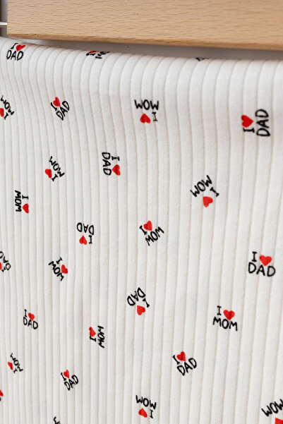 yukobaby bebeğiniz için en doğalı Baby 7-Piece I Love Mam&Dad Newborn Hospital Release Bodysuit Set Yk78883