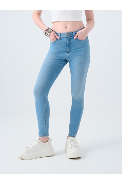 Loft Natalie Women's Jean Pants Lf2038752 Ice Blue Wash