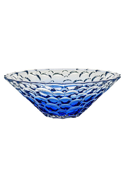 Bohemia Cristal Bohemia Crystal Fruit Bowl Lisboa Blue 300