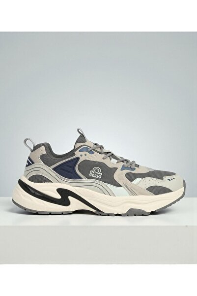 Benetton 12089 Vizon Tam Ortopedik Sneaker Günlük Erkek Spor Ayakkabı