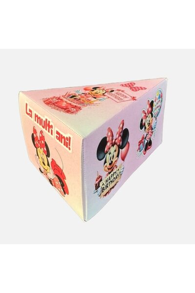 Disney Frozen Set of 5 cardboard boxes for cake slices, decorated, children's theme 11x8x6 cm Minnie Mouse