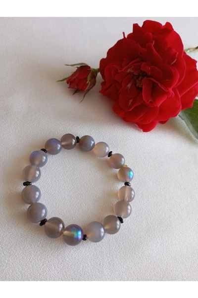 OEM Labradorite Bracelet 10 mm on Elastic