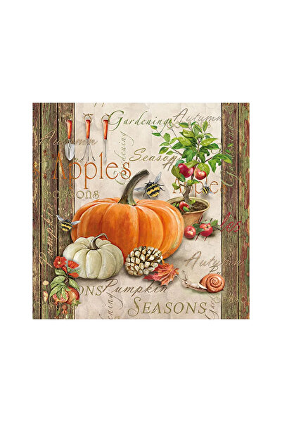 Ambiente Table napkins 33x33cm Autumn gardening FSC Mix