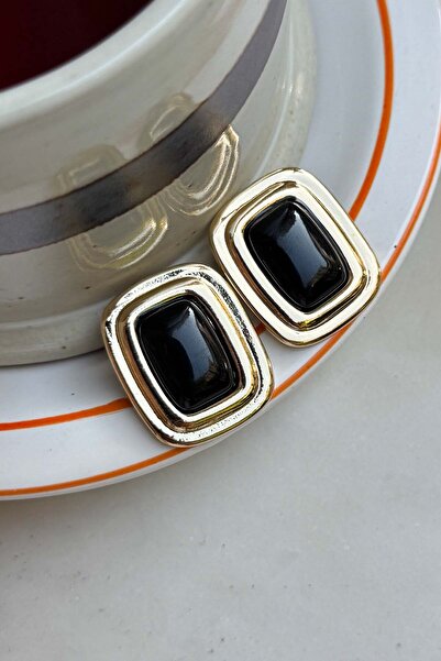 AMORE.İST STORE Madam Gold Çerçeveli Küpe