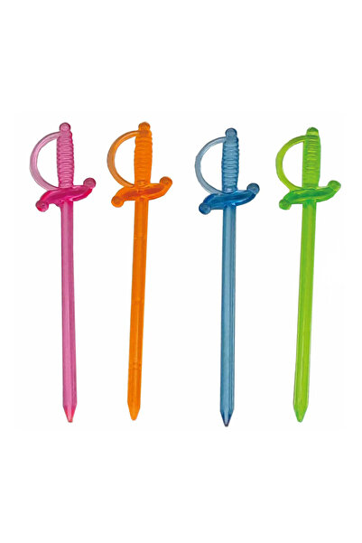 Mirific Party Set de 30 scobitori decorative multicolore, 8,5 cm, QT9870