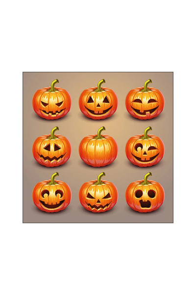 Ambiente Table napkins 33x33cm Halloween pumpkins FSC Mix