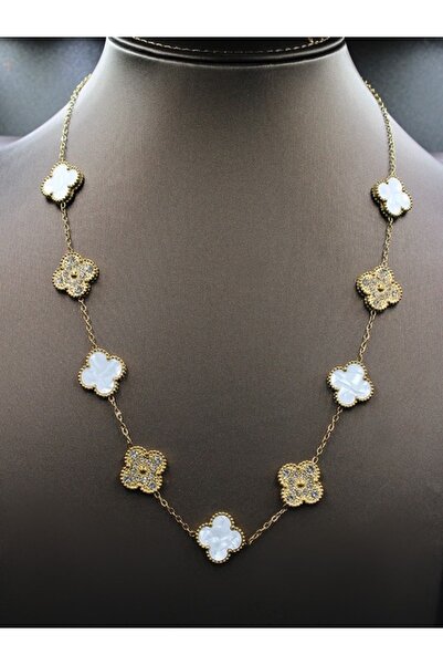 Klif سلسال نسائي مطلي ذهب فان كليف