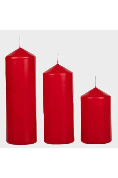 Luxodor Candles Lumânare Luxodor cu parafină 6x15 cm roșie