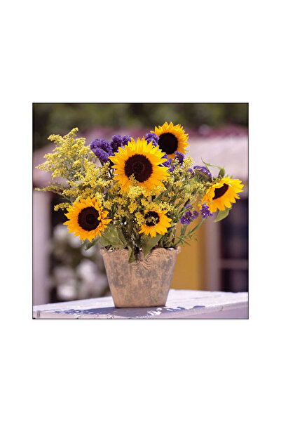 Ambiente Table napkins 33x33cm Sunflower bouquet FSC Mix